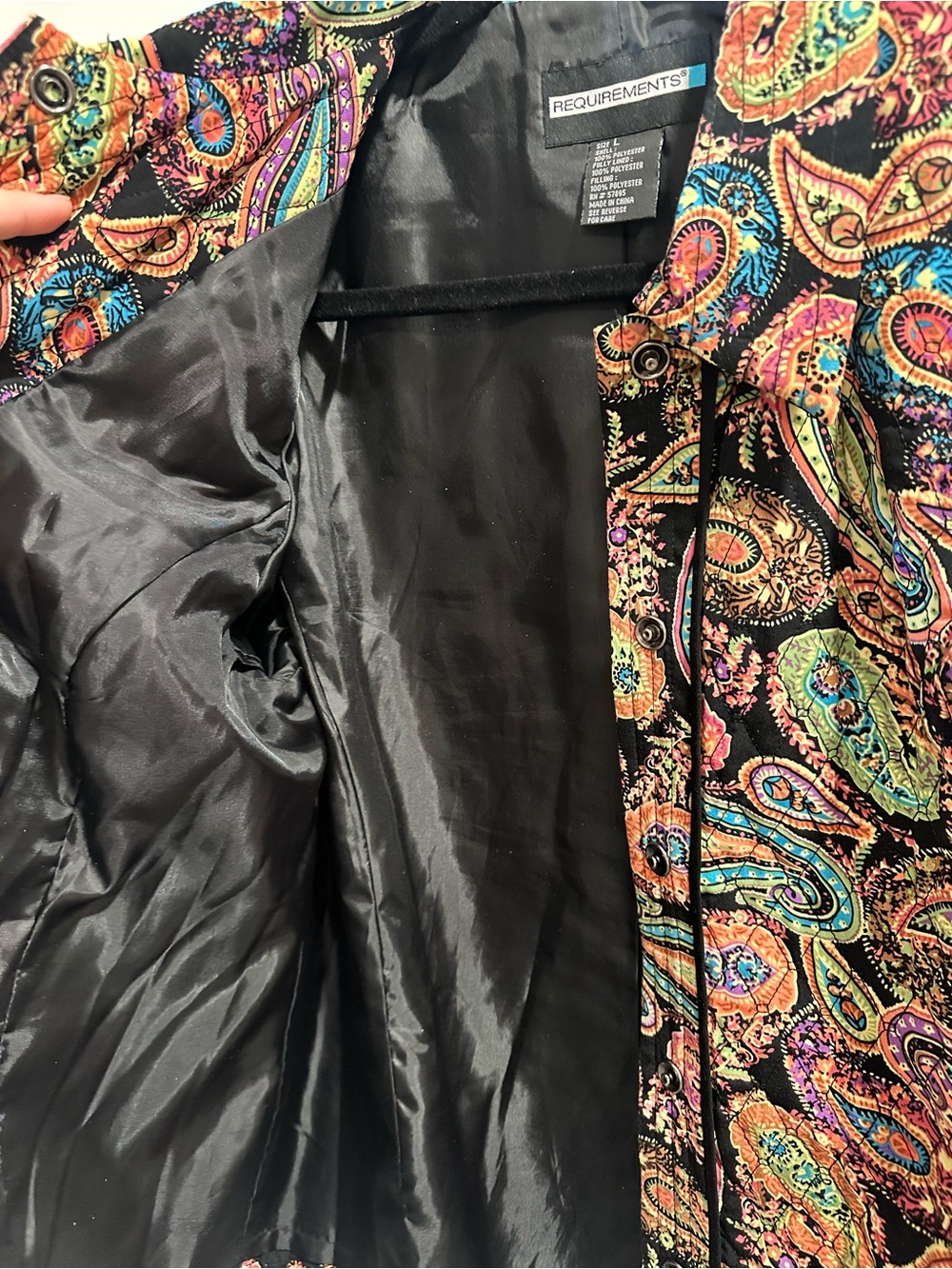 Requirements Colorful Snap Button Up Jacket - Picture 5 of 6